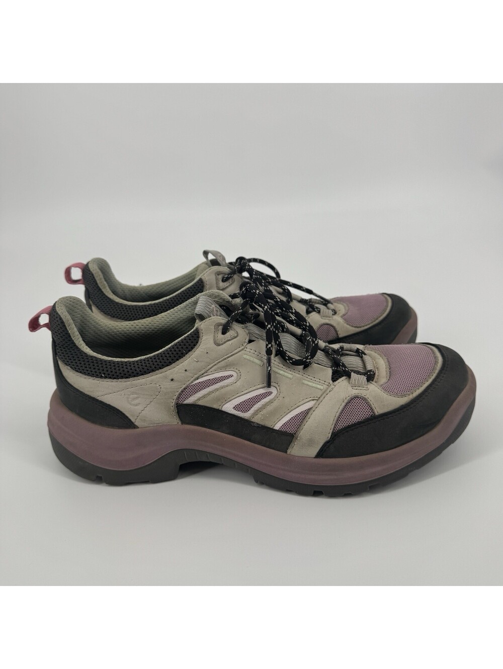 ECCO Receptor Offroad Lavender Leather Mesh Trail Hiking Shoe Womens US 11 EU 42